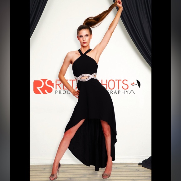 junior formal black dresses Elegant black velvet junior bridesmaid dress with ostrich feathers  La  Novale Atelier